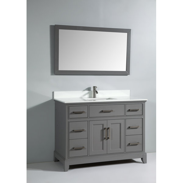 Red Barrel Studio® Valor 48'' Single Bathroom Vanity with Engineered